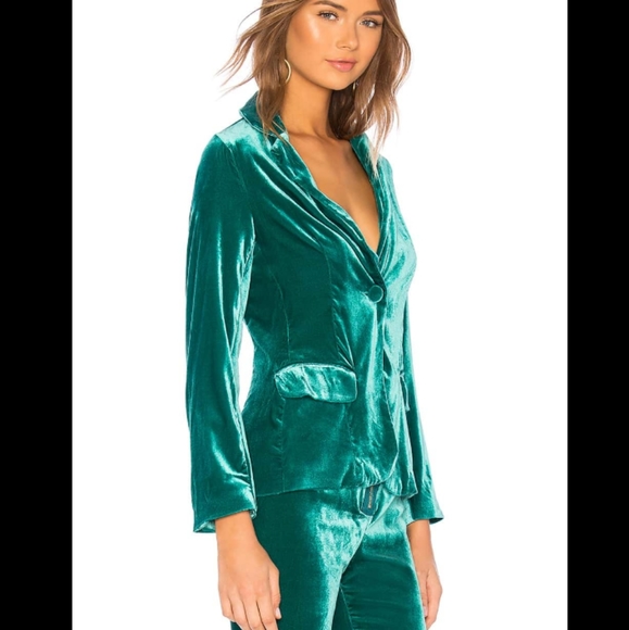 $300 For Love & Lemons Viva Blazer Emerald - Picture 7 of 7